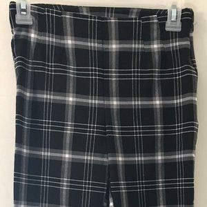 Time and Tru Madras/Plaid ankle ponte pants